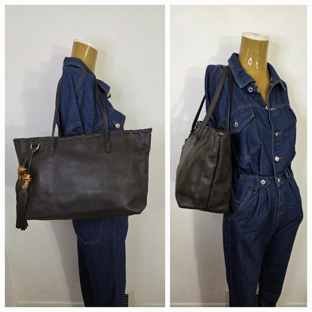 ✨️GUCCI Bamboo Tassel Tote Bag
